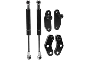 Yctze Eisentüröffner-Kit Schwarz eloxiertes Eisen Passend für Can-Am Maverick X3 2017-2020 Vordere hintere Halterung SC-HRaubenstreben-Türöffner-Kits