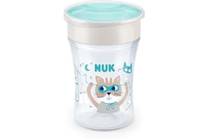 NUK Magic Cup pipmugg | 360° spillsäker kant | Från 8 månader | BPA-frit