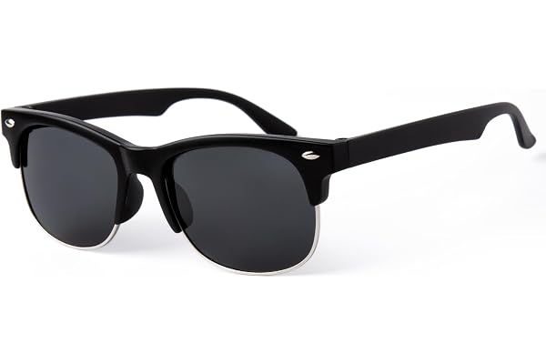 Kiddus Lunettes de Soleil Polarisées Enfant Fille Garçon 4 à 7 Ans, UV400 CAT3, Légères et Résistantes, Sans BPA, Norme CE