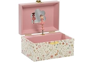 Little Dutch Schmuckkästchen Schmuckschatulle mit Musik und drehender Ballerina für Mädchen weiß mit Blumen - Fairy Wonders - Fairy Garden