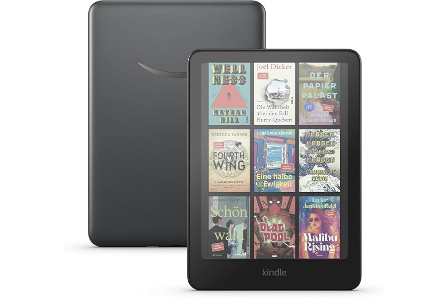 Amazon Kindle Colorsoft Signature Edition (neueste Generation) – Mit Farb-Display und Frontlicht mit automatischer Anpassung, kabellosem Aufladen und wochenlanger Akkulaufzeit – 32 GB