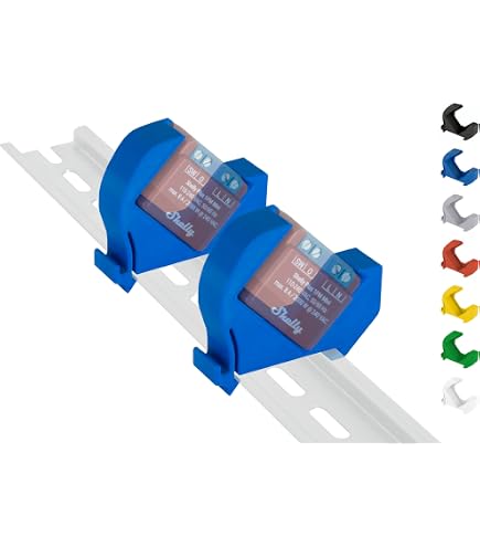 DUO Hutschienenhalter für 2 x Shelly MINI Serie DUO Hutschienenhalter für 2 x Shelly MINI Serie