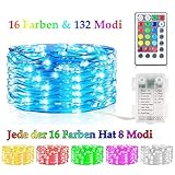 【Qualität garantiert】Das Batteriegehäuse besteht aus hochwertigen PVC Materialien. Diese Lichterketten besitzen das FCC, CE und RoHS Zertifikat. Und wir bieten Ihnen 12 Monate Garantie und freundlichen Kundendienst. Bitte kontaktieren Sie uns, wenn Sie Fragen haben