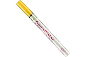UCHIDA Deco Color Fine Point Glossy Oil base Paint Marker 1/Pkg-Yellow