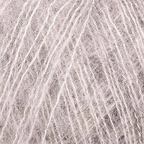 LANA GROSSA SILKHAIR Melange, 702 - Hellgrau/Silber meliert