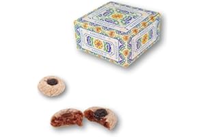 RAREZZE.IT RAREZZE - Biscotti di Pasta di Mandorla Siciliana al GELSO, produzione di giornata, in scatola regalo (gr.400). Antica Pasticceria di Sicilia, preparazione artigianale cannoli, cassata, torroncini