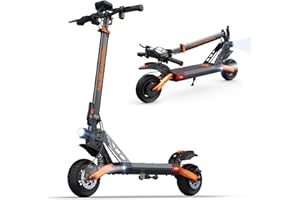 URBETTER Patinete Eléctrico Adultos, Batería 48V/15Ah hasta 50 Km de Autonomía, Neumáticos Todoterreno de 9" Scooter Eléctrico Plegable con Sistema de Frenado Doble, Doble Suspensión - G2 Pro