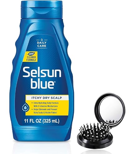 Selsun Blue Naturals Itchy Dry Scalp Anti-Dandruff Shampoo – 11 Fl Oz, With Box