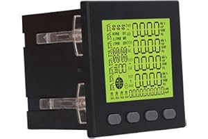 EMOSHAYOGA Monitor zużycia elektrycznego, wielofunkcyjny miernik mocy AC220V do inteligentnych budynków