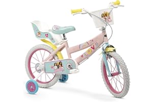 Toimsa Barbie Bike, Learn to Ride Bicycle with Stabilisers and Accessories for Children Ages 3+