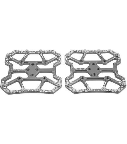 Pédales Plates Vtt Pédales Vélo HOUSON - Adaptateur Alliage Aluminium Plaques Antidérapantes Pédale Compatible Shimano Spd