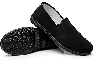 Kinesisk stil tofflor Kung Fu kampsport Tai Chi skor gummisula unisex helt