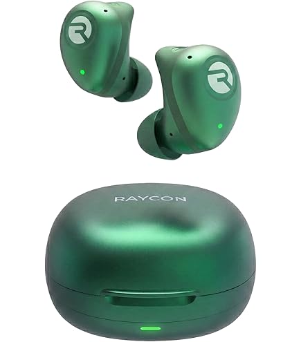Raycon De dagelijkse Bluetooth draadloze oordopjes met microfoon - stereo geluid in-ear bluetooth headset echte draadloze oordopjes 32 uur speeltijd (mat blauw