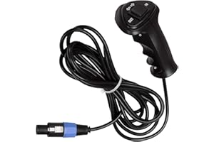 WINCHMAX Wander Lead for Winch Control. 3.7m lead with Large Handheld Controller with in/out Thumb Switch. Suitable for Winches up to 13,500lb. Bayonet Type Socket.