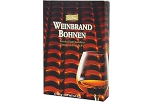 ‎OSTPRODUKTE-VERSAND Böhme Weinbrand Bohnen 150g – Edle Pralinen mit feiner Weinbrandfüllung & zartschmelzende Schokolade – seit 1894