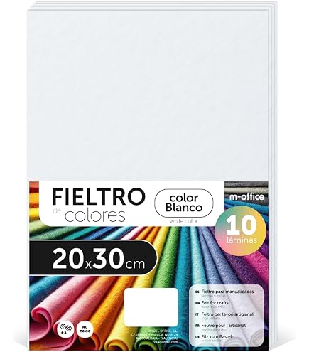 Lot De 11 Feuilles De Feutrine Polyester Noir - 17.78x28.7 Cm - Pour Loisirs Créatifs - Neuf
