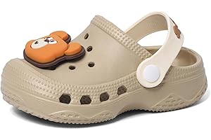 LACOFIA Zoccoli e Sabot da Giardino per Bambini Sandali da Spiaggia/Piscina Antiscivolo Pantofole Estive per Ragazzi