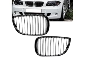 ‎DM AUTOTEILE DM Autoteile Set Kühlergrill Schwarz Glanz passend für 1er E87 E81 Bj 04-07