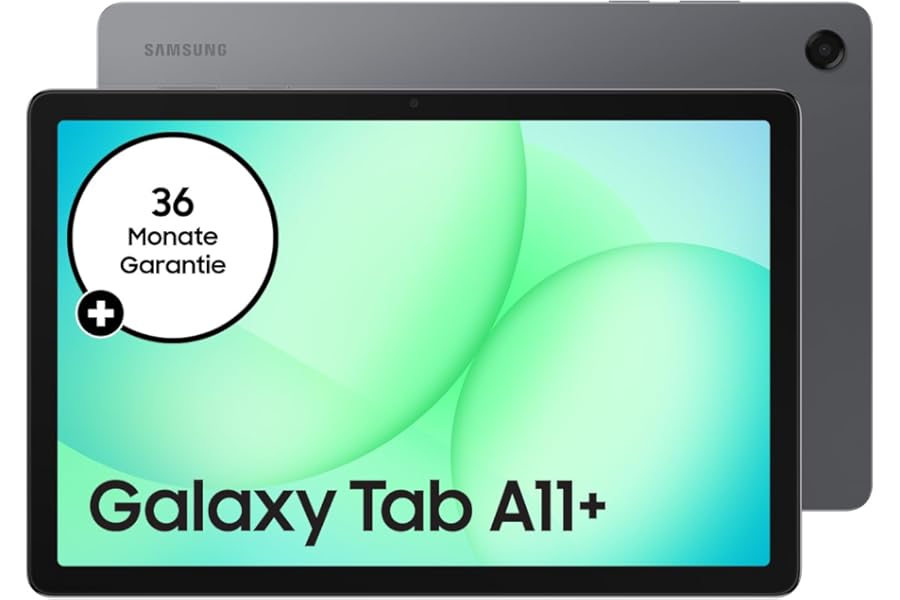 Produktabbildung zu Samsung Galaxy Tab A11+, AI Tablet, 11 Zoll Display, 90 Hz Bildwiederholrate, 128 GB Speicher, 6 GB RAM, Android, Dolby Atmos Quad-Lautsprecher, Gray, 3 Jahre Herstellergarantie
