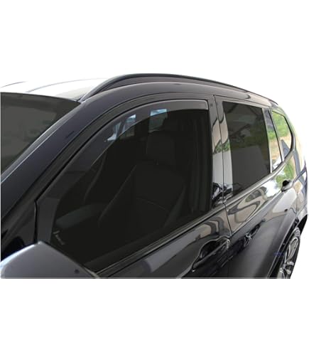 ClimAir Windabweiser Schwarz Für Audi A1 3-Türer 2010-2018 - Set Für Fronttüren