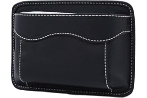 Lufdegim Autositz-Aufbewahrungstasche Autositz Seitenorganisator Leder Aufbewahrungstasche Mini-Aufbewahrungstasche Selbstklebende Aufbewahrungstasche Multifunktionale Aufbewahrungsbox Handy-Tasche