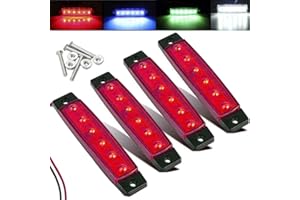 Electrely Luce di Navigazione per Barche, 4 Pezzi 12V Marine Boat Yacht Luce a LED Lampada di Prua Laterale per luci di Prua e di Poppa, luci per Kayak