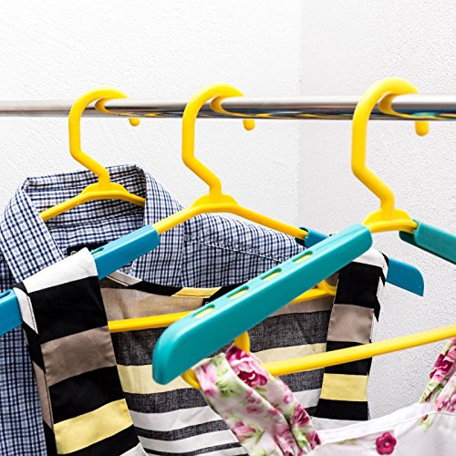 Preisvergleich Produktbild Lantelme Mitwachsende Kinder / Baby Kleiderbügel ausziehbar 9 Stück Set