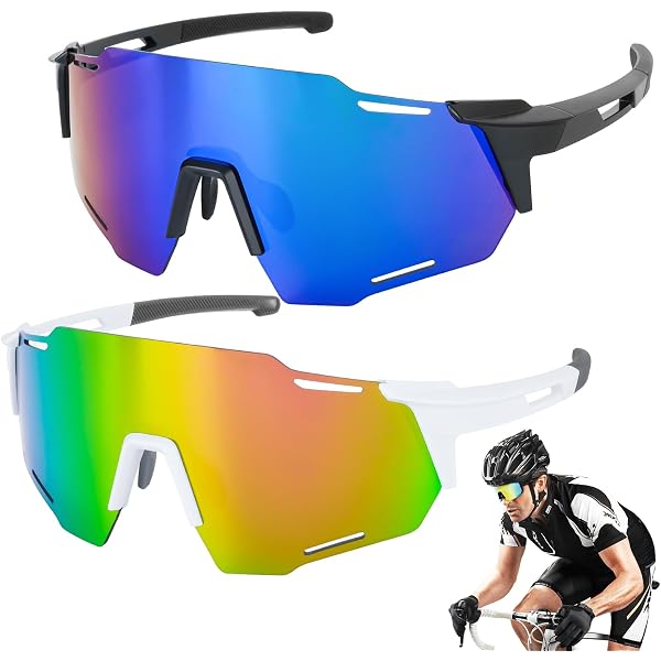 Lunettes De Sport Heveer - Polarisées UV400 - Vélo, Ski, Outdoor - Confort Max