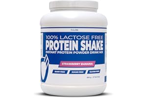 Ovowhite Proteina Instant clara huevo en polvo Eggs 100% natural Shake 800g vegetarianos (Strawberry/Banana)