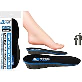 Magicfoot 3 Cm Length Extender Insoles Unisex Improved Conforming Hidden Length Amplifier for All Shoes (40-45)