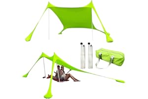 ZASDVN Tienda De Campaña De Playa Protección UV | Toldo De Playa Parasol Resistente A Los Rayos UV para Patio, Toldo Impermeable Resistente A Los Rayos, Parasol De Vacaciones En La Playa Tienda De Campaña
