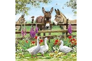 Crafty Things 4 x Paper Napkins - Meeting Point - Ideal for Decoupage/Napkin Art