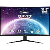 MSI G321CUV 31.5" Monitor Gaming Curvo, 3840x2160 (4K UHD), 60Hz / 1ms, angolo di visione di 178°, HDR Ready, Anti-sfarfallio