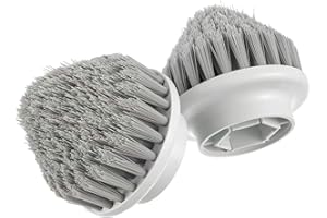 CDDCWZ 2 PCS Spin Power Schrubber Ersatzbürsten Für Synoshi Reinigungsgerät Zubehör elektrische Reinigungsbürsten perfekt für alle Ecken und schwer erreichbare Stellen （Kegelbürstenköpfe ）