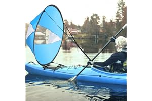 ESOES Grand kit de voile portable pour kayak 108 x 108 cm