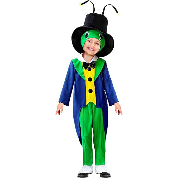 Costume Pinocchio Per Bambini - Taglie 13/36 Mesi, Completo Di Casacca, Cappello E Copriscarpe - Foto 3