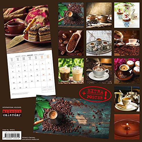Preisvergleich Produktbild Zeit für Kaffee 2018: Kalender 2018 (Artwork Edition)
