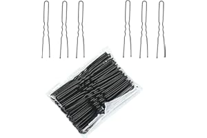 GÉNÉRIQUE Epingle à cheveux,epingle cheveux,Pince chignon,Epingle a cheveux Pince chignon,Epingle cheveux femme 50pièces pour Femmes (Noir)