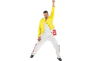 Fun Shack 80s Rock Costume for Men, 80s Fancy Dress Outfit, Retro 1980s Costume, Halloween Costumes Men