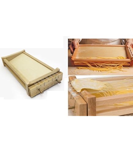 Chitarra Doppia Per Pasta - Lato Spaghetti E Lato Sottaceti, 42x22x9 Cm - Foto 11