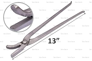 TOOLS N TOOLS UK 13" Farrier Hoof Clincher Alligator Clinching Tongs Curved Jaws Horse Shoe Tool