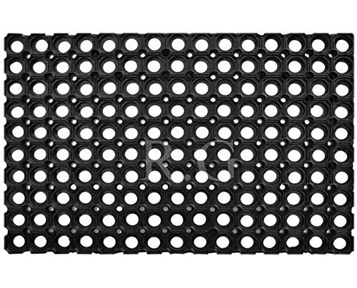 Gummimatte Ringgummimatte Schmutzfangmatte Ringmatte 22mm 5 Größen (50×100) - 6