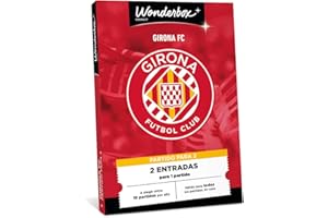 Tick&Box - Caja Regalo - Girona FC - 2 entradas para 1 Partido en Montilivi a Elegir Entre 19 Partidos al año - Idea Regalo Original Supporters