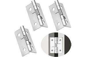 BANTI Scharniere Klappbar Schanier Klappscharnier Scharnier Edelstahl Klavierband 3 Stk Türscharniere Selbstschließende Keine Schrauben Türband Schaniere für Türen Türschaniere Holztür (50 mm)