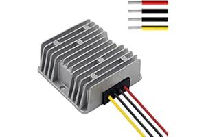 Cocar Auto DC 12V 4A Spannungsstabilisator Überspannungsschutz Stromversorgung Regler für Auto LKW Fahrzeug Boot Solar System etc. (DC10-36V Eingang, DC12V Ausgang)