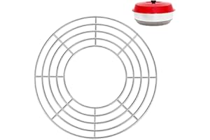 ecooe Grille de Four Omnia (1ème Niveau), Grille de Cuisson en Acier INOX V2A, Plat de Cuisson Passe au Lave-Vaisselle