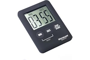 Westmark Timer da Cucina Digitale, Magnetico, Fino a 99 minuti, Plastica, Nero, 02052019101