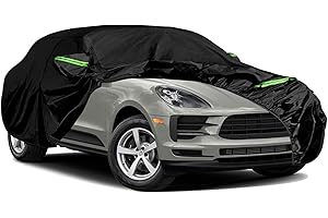 JUDANNA Waterproof Car Cover Replace for 2014-2025 Porsche Macan, 6 Layers All Weather Full Car Covers with Driver Door Zipper Outdoor Cover for Sun Snow Rain Dust Protection in Summer Winter