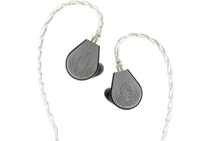HiFiGo Binär × Gizaudio Chopin 1DD+3BA Hybrid In-Ear-Monitore, 8 mm dynamischer Treiber + 3 Balanced Armature IEMs mit Unterscheidung und Klarheit (mit Softear UC-Ohrstöpseln (S/M/L), 4,4 mm)