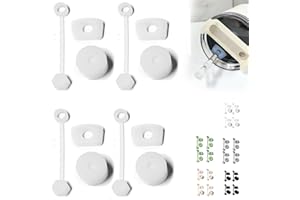 TOMATOFRYDAN Stanley Cup zestaw 4 akcesoriów, szczelne, silikonowe zatyczki do kubków Stanley Cup H2.0 40oz, silikonowe pokrywki słomki do kubków Stanley, silikonowe pokrywki (białe)